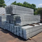 Máng cáp đục lỗ dùng trong vật tư năng lượng HMN