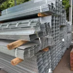 Máng cáp đục lỗ dùng trong vật tư năng lượng HMN